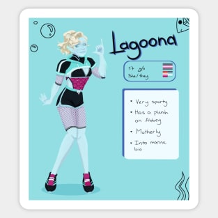 Lagoona Blue Sticker